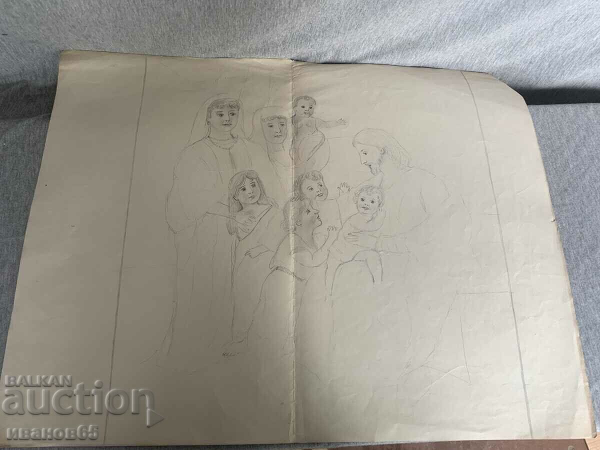 Delivery of pencil drawing Delivery of pencil drawing