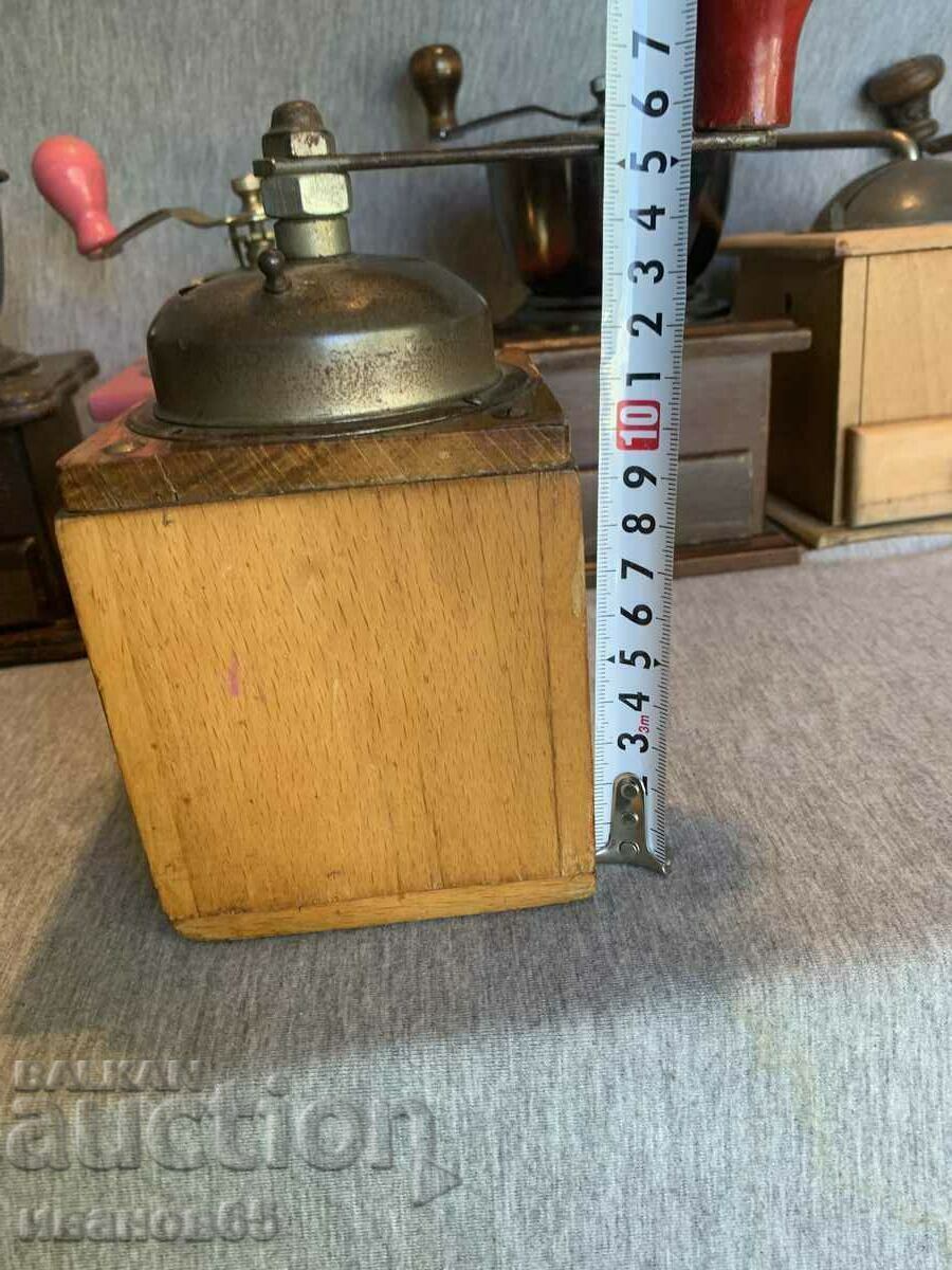 Delivery of old wooden coffee grinder 1 Delivery of old wooden coffee grinder 1