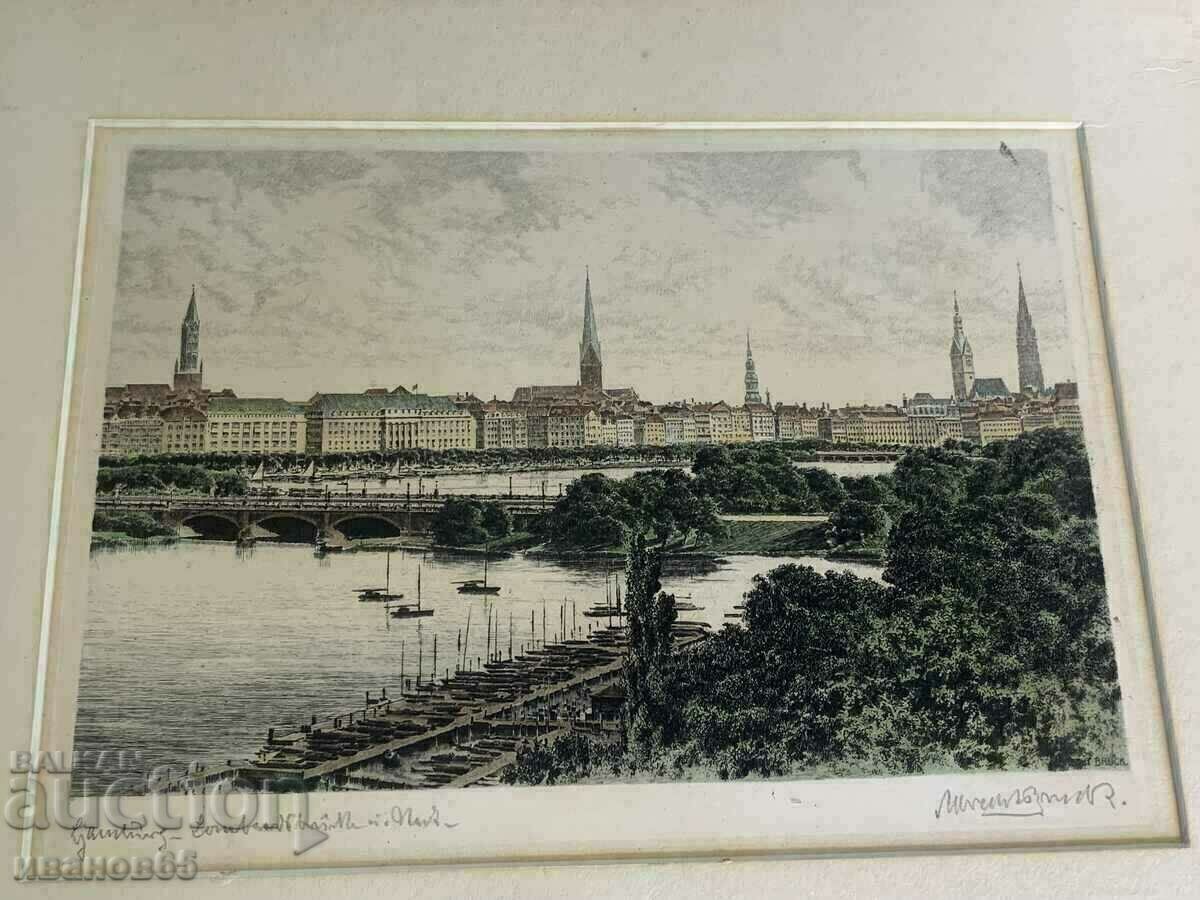 Auction picture print Auction picture print