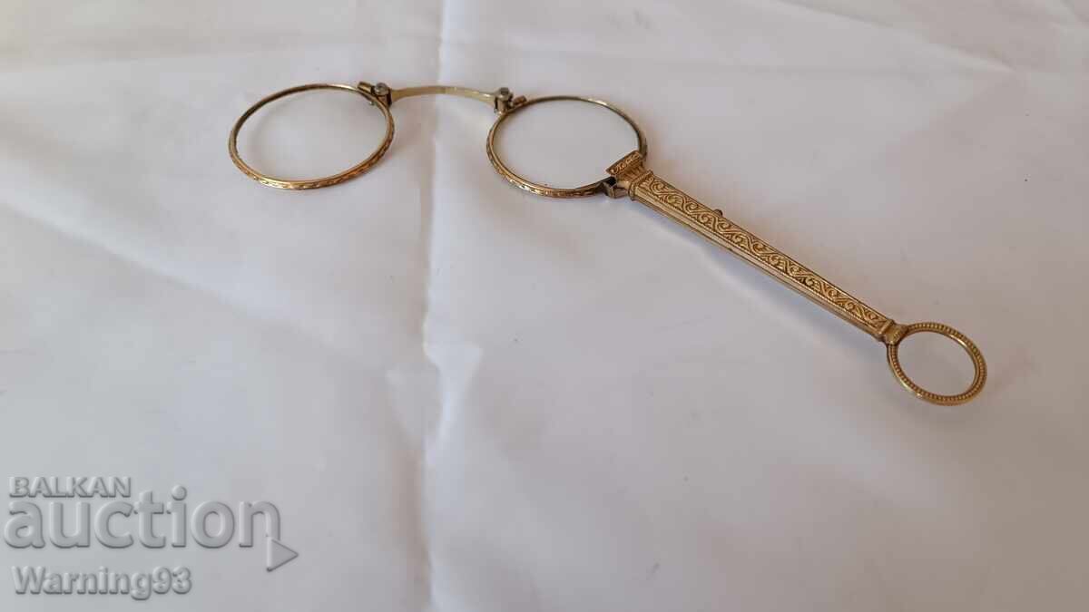 Παλιά ποτήρια - pince-nez - ορειχάλκινος σκελετός με τιμή € 90.00 | 176.02 BGN