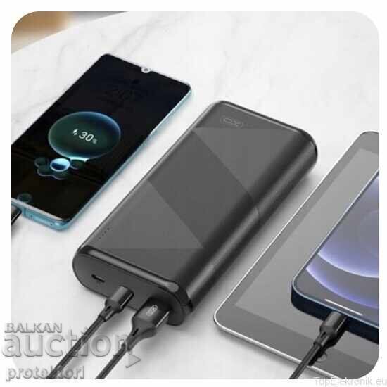 Доставка на XO Power bank PR150 20000mAh QC18W - PD 20W черен Доставка на XO Power bank PR150 20000mAh QC18W - PD 20W черен
