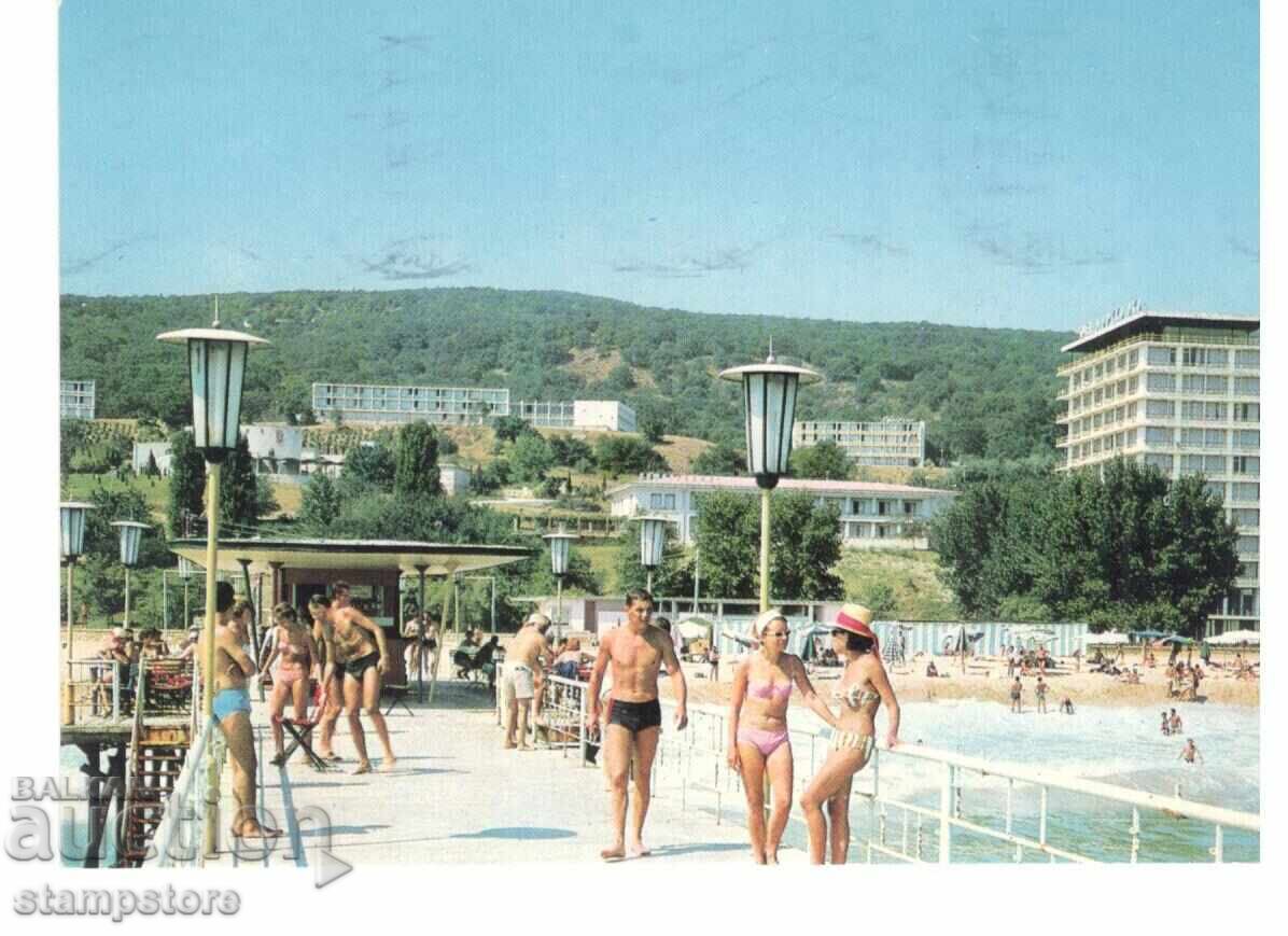 Varna - Nisipurile de Aur - Podul de pe plaja centrala