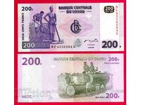 Κονγκό 200 φράγκα 2007 UNC