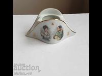 Porcelain ashtray Napoleon and Josephine