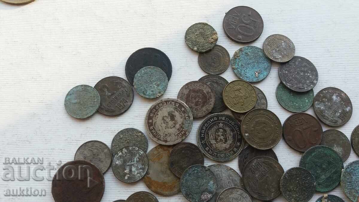 LOT OF SOCIAL COINS IN BAD CONDITION 1962-1992 60 ISSUES - 5 LOT OF SOCIAL COINS IN BAD CONDITION 1962-1992 60 ISSUES - 5