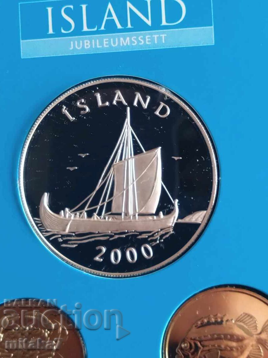 Iceland coin set, 2000 - 5