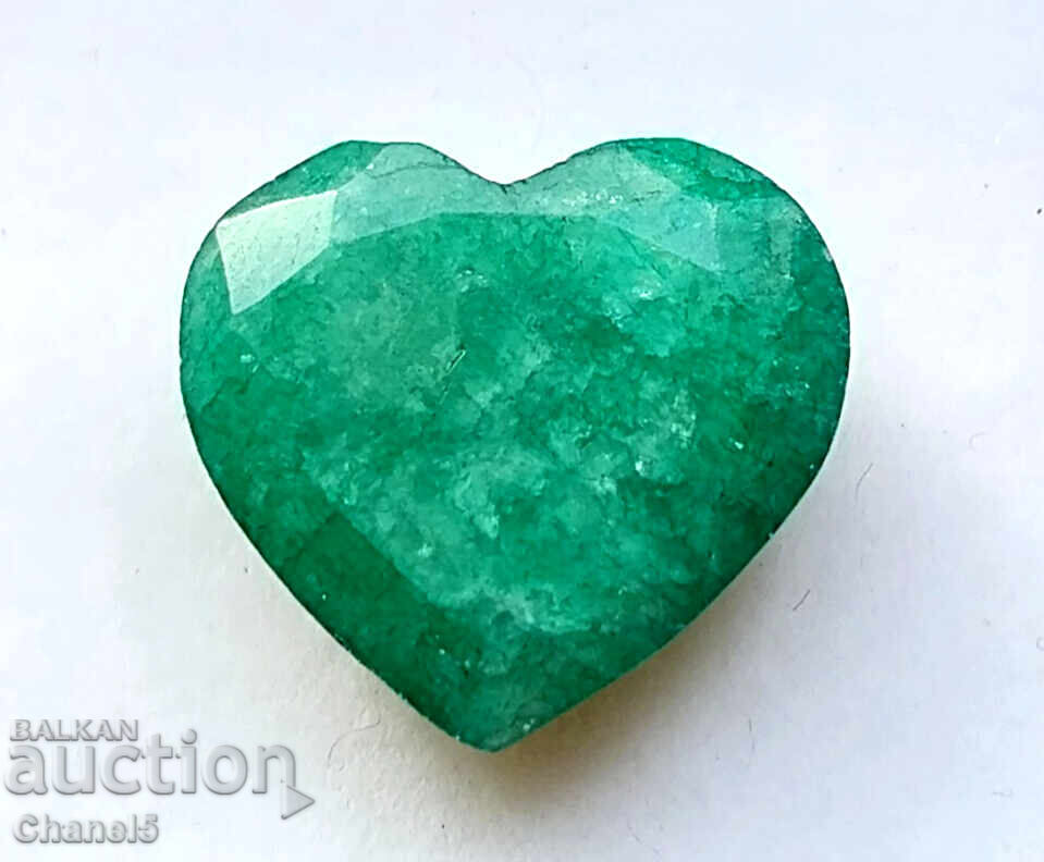 Auction NATURAL EMERALD - HEART, BRAZIL - 5.50 carats (778) Auction NATURAL EMERALD - HEART, BRAZIL - 5.50 carats (778)