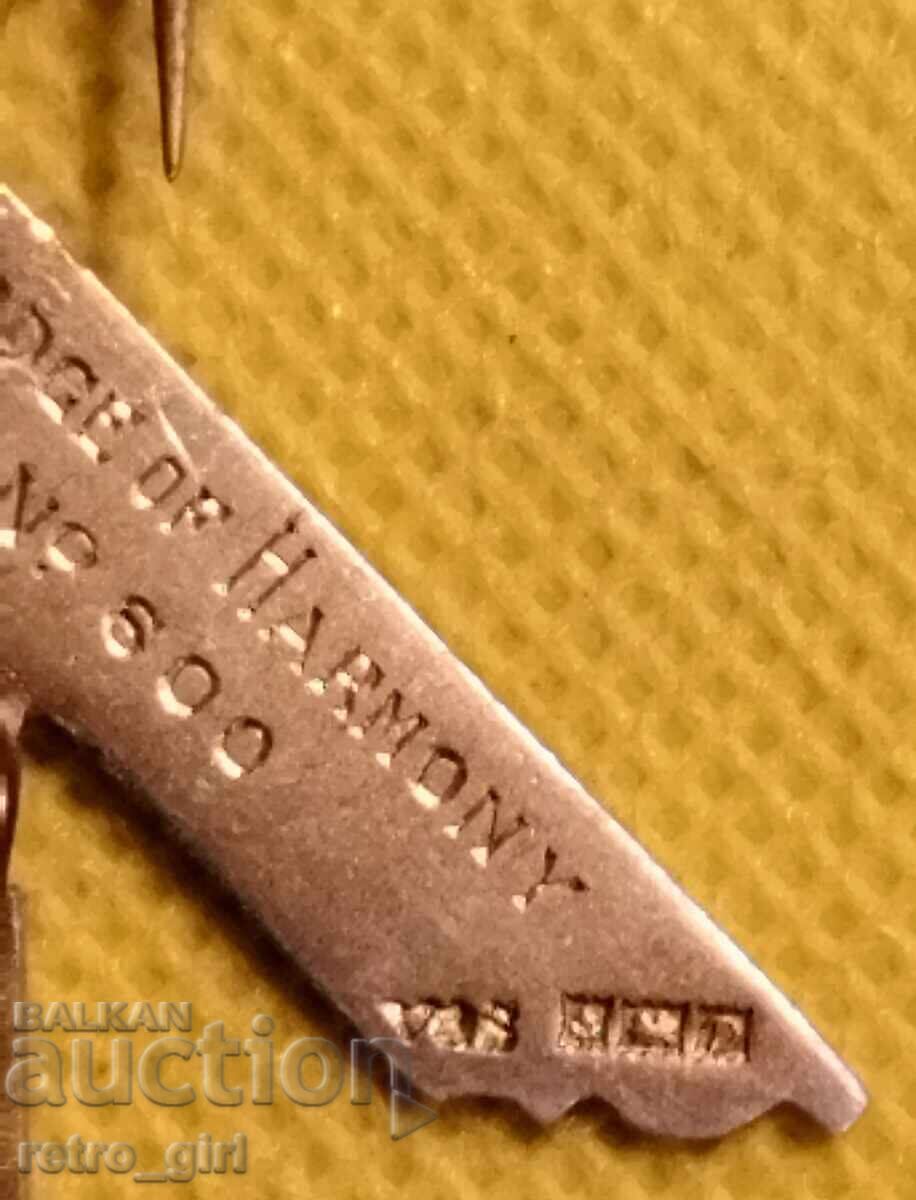 Auction Masonic order - silver. Auction Masonic order - silver.