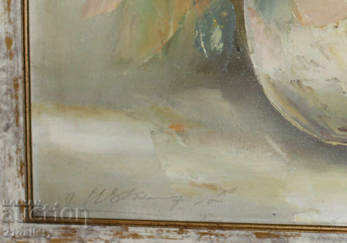 Metodi Idakiev Sunflowers, oil paints 1997 - 6