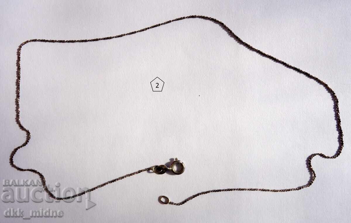 Auction Three silver chains Auction Three silver chains