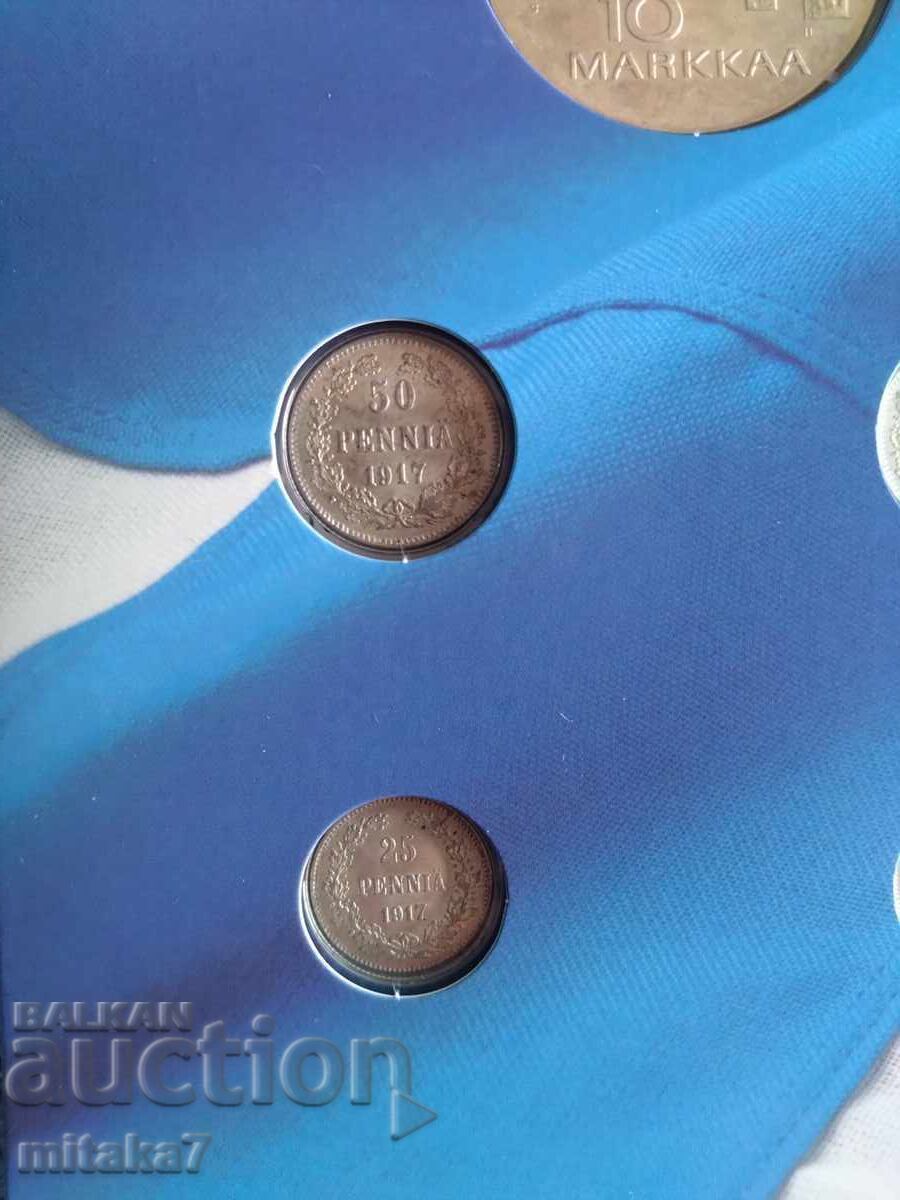 Auction Set of silver coins, Finland Auction Set of silver coins, Finland