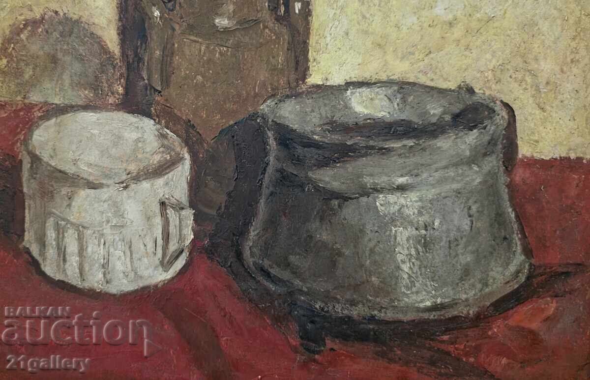 Petar Arnaudov (1939 – 2020) Still life, oil paints - 5 Petar Arnaudov (1939 – 2020) Still life, oil paints - 5