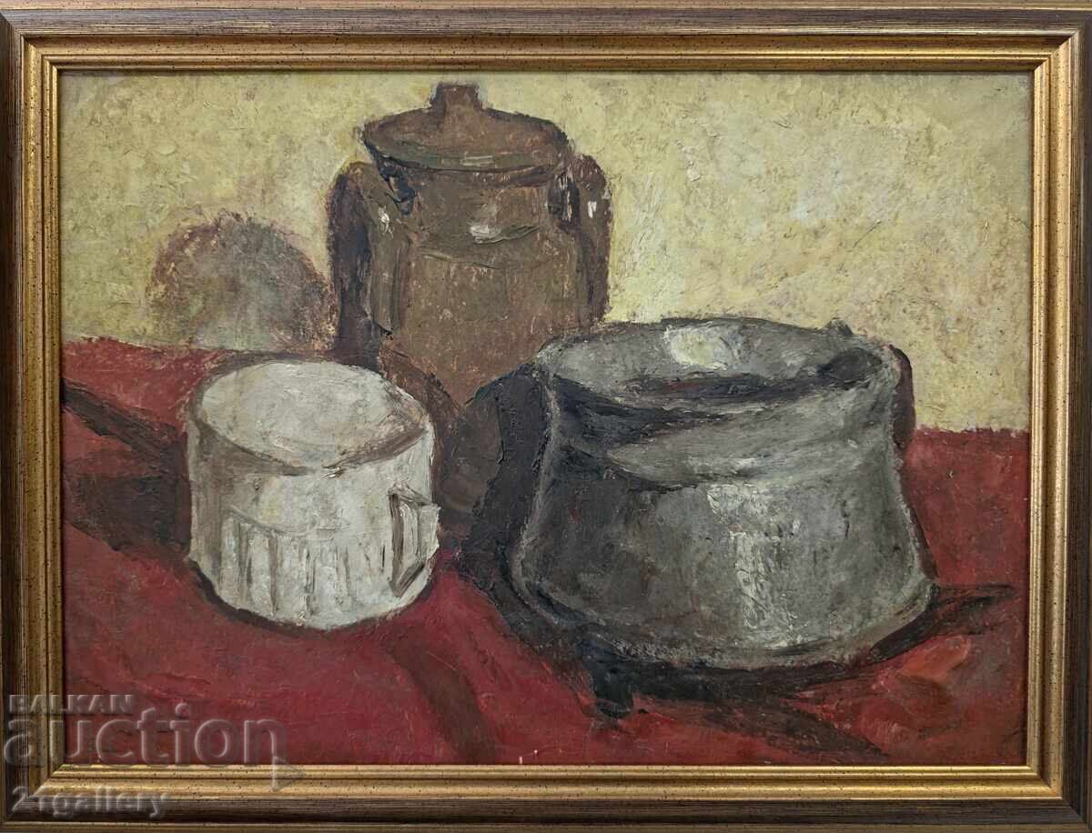 Petar Arnaudov (1939 – 2020) Still life, oil paints - 6 Petar Arnaudov (1939 – 2020) Still life, oil paints - 6