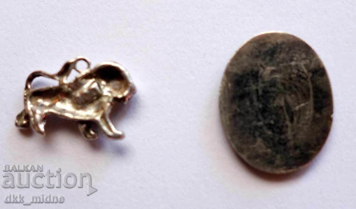 Two silver jewelry with price 10.00 BGN | € 5.11 Two silver jewelry with price 10.00 BGN | € 5.11