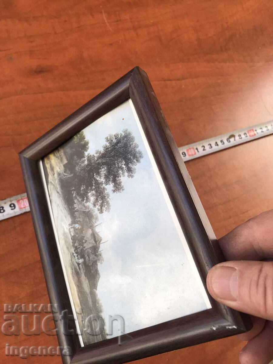 Auction  WALL FRAMED CARD