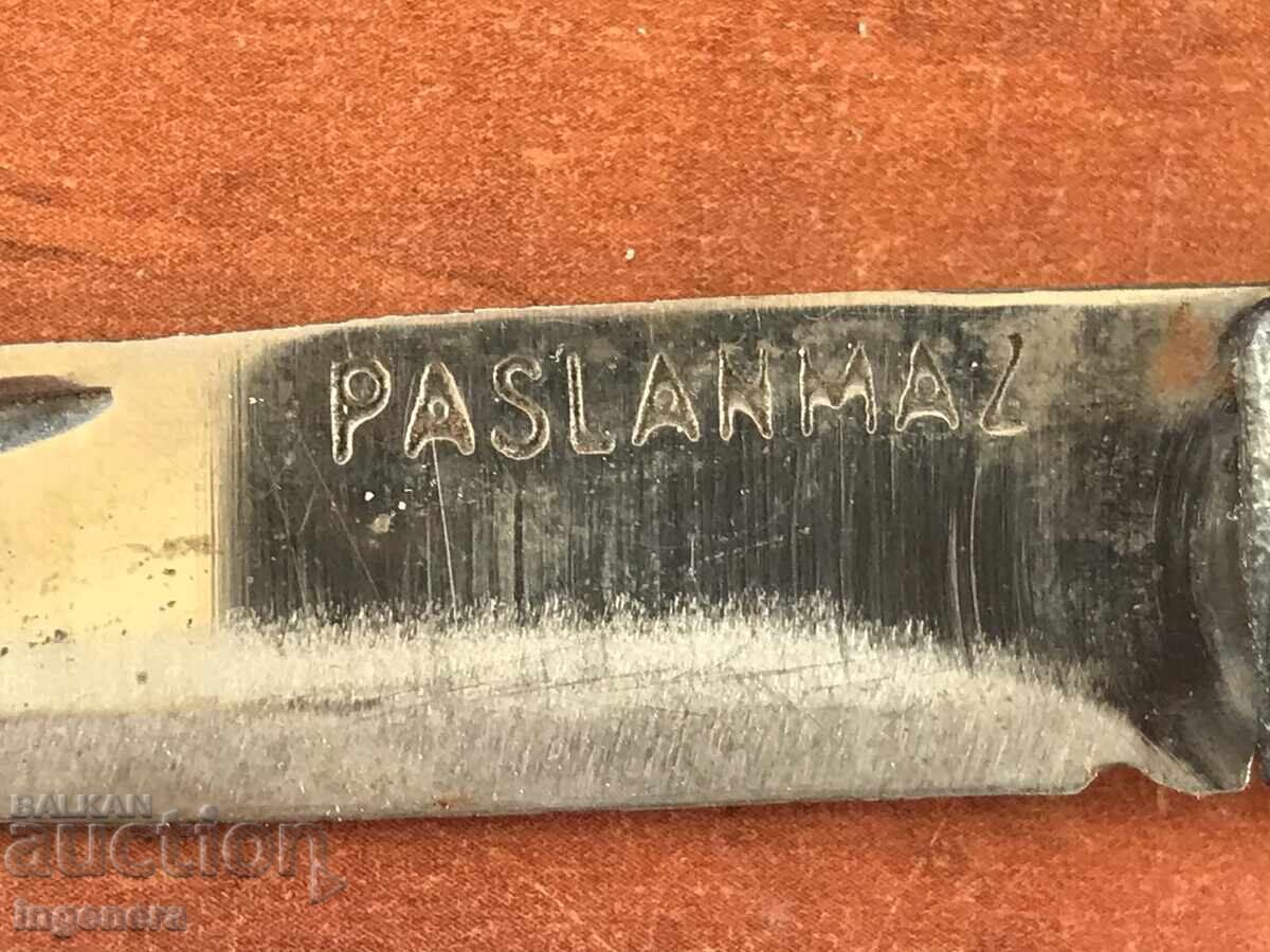 FOLDING KNIFE, OLD BLADE, LEFT, PASLANMAZ - 6 FOLDING KNIFE, OLD BLADE, LEFT, PASLANMAZ - 6