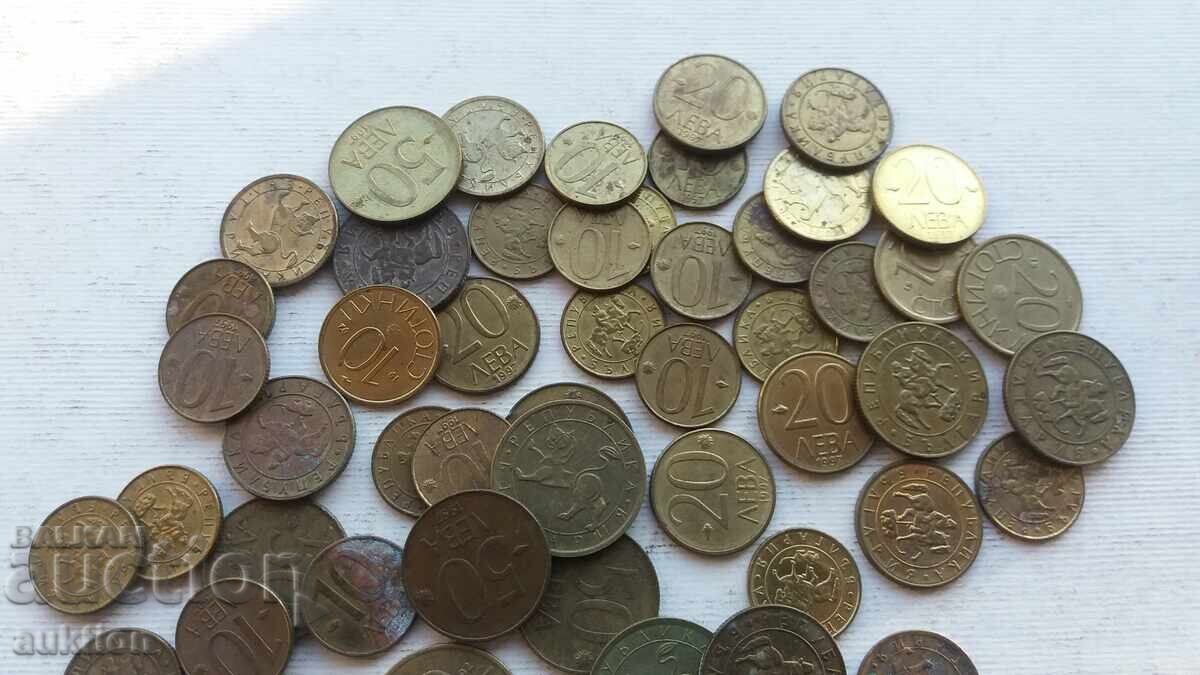 50 COINS 1992-1997 YEAR VARIOUS DENOMINATIONS with price 6.99 BGN | € 3.57 50 COINS 1992-1997 YEAR VARIOUS DENOMINATIONS with price 6.99 BGN | € 3.57