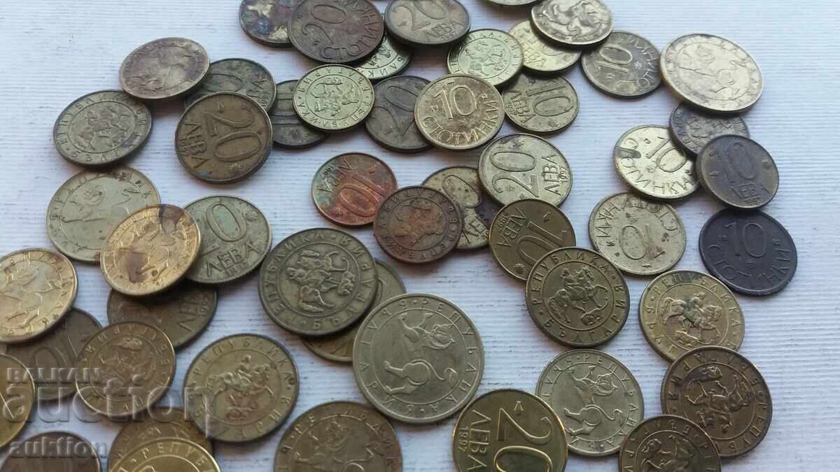 60 NUMBER OF COINS 1992-1997 YEAR VARIOUS DENOMINATIONS with price 6.99 BGN | € 3.57 60 NUMBER OF COINS 1992-1997 YEAR VARIOUS DENOMINATIONS with price 6.99 BGN | € 3.57