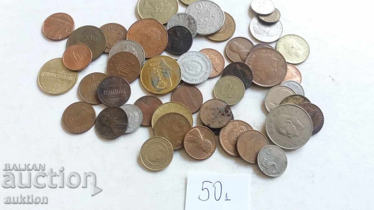 50 FOREIGN COINS FROM AROUND THE WORLD 50 FOREIGN COINS FROM AROUND THE WORLD