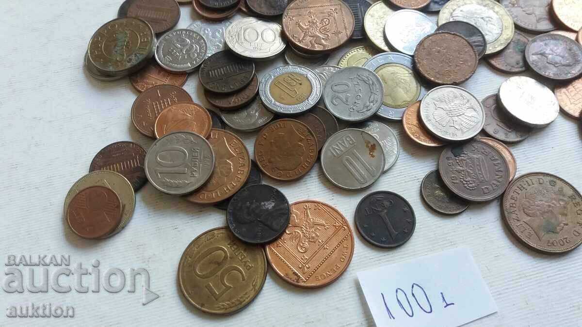 100 FOREIGN COINS FROM AROUND THE WORLD - 5