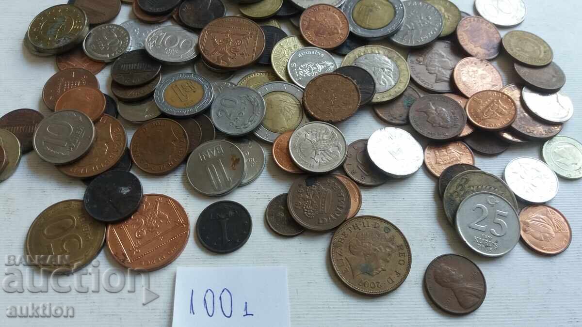 100 FOREIGN COINS FROM AROUND THE WORLD - 6