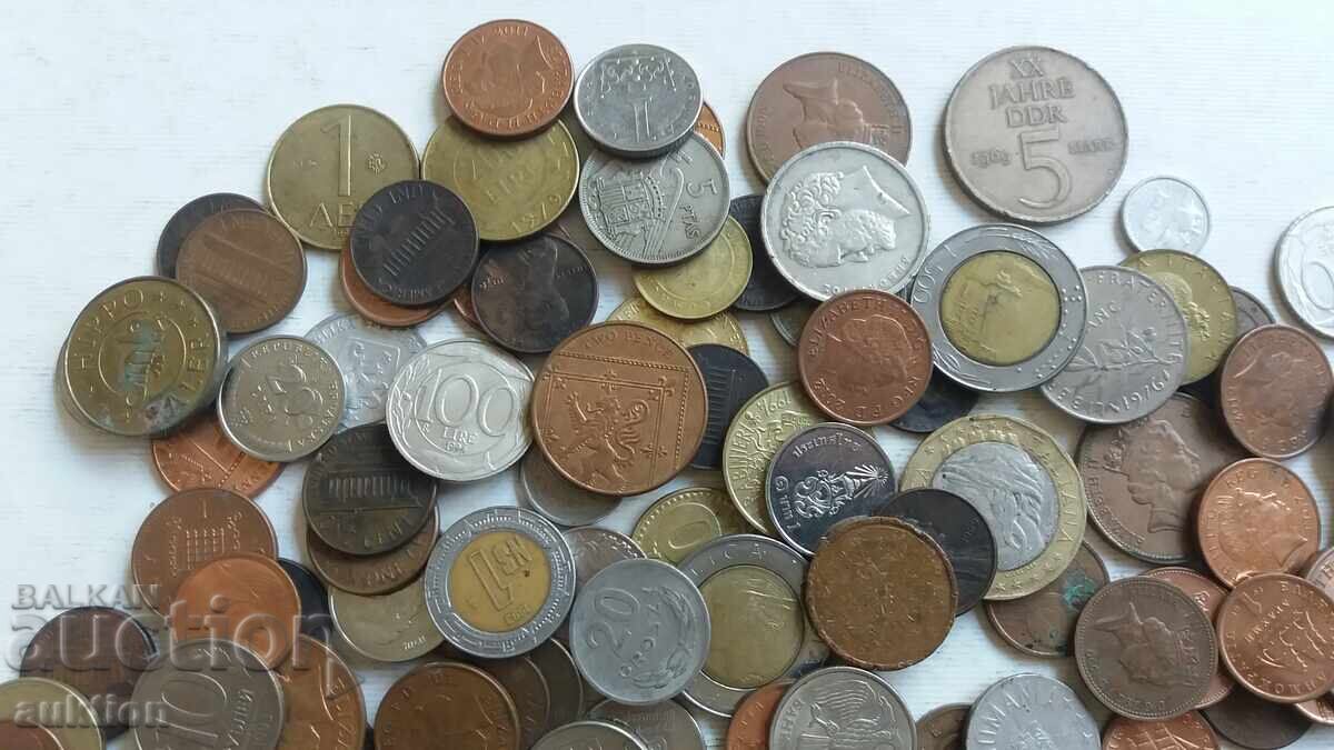 100 FOREIGN COINS FROM AROUND THE WORLD - 7