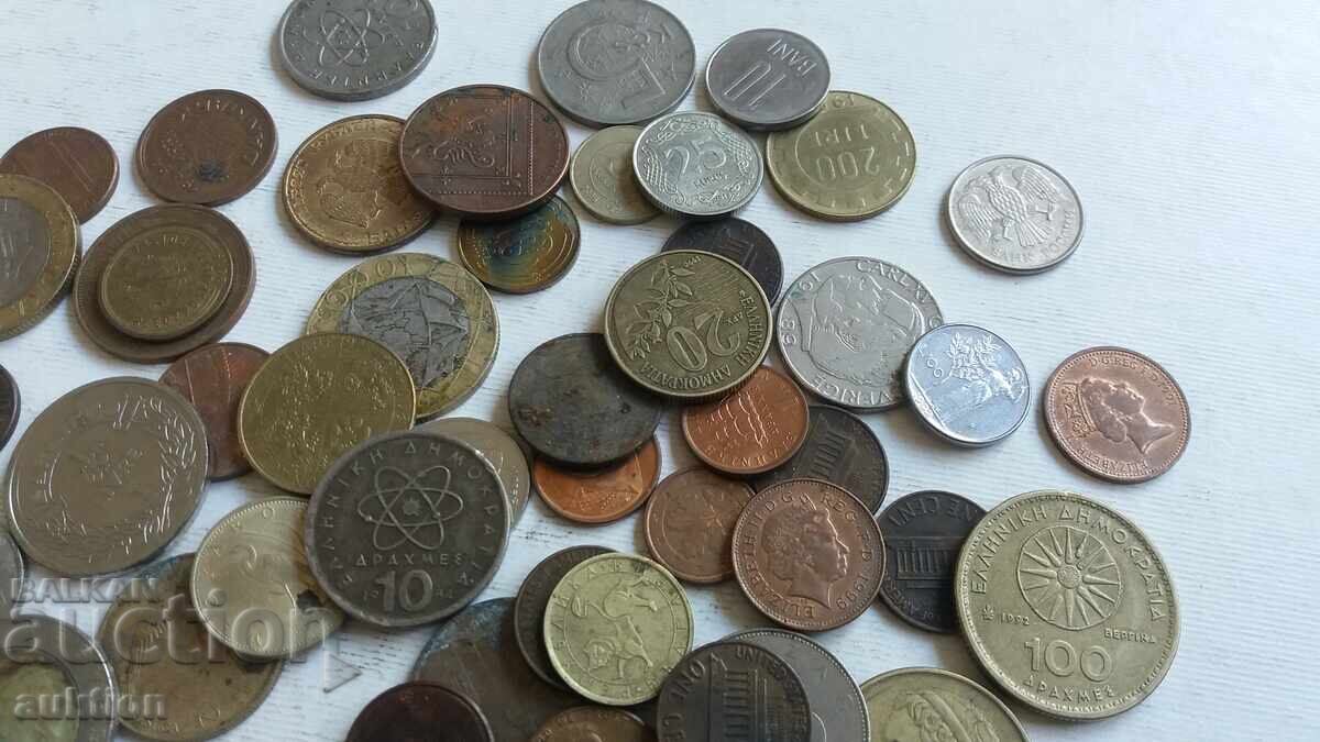 Auction  50 FOREIGN COINS FROM AROUND THE WORLD