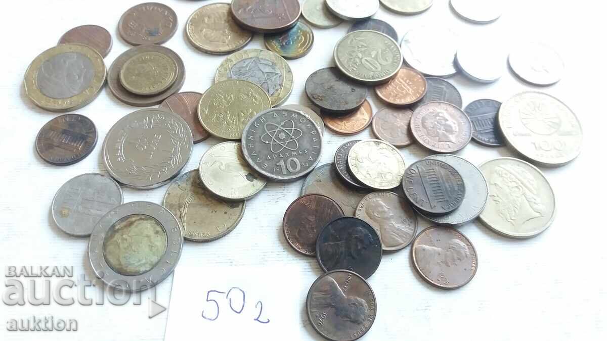 50 FOREIGN COINS FROM AROUND THE WORLD - 6