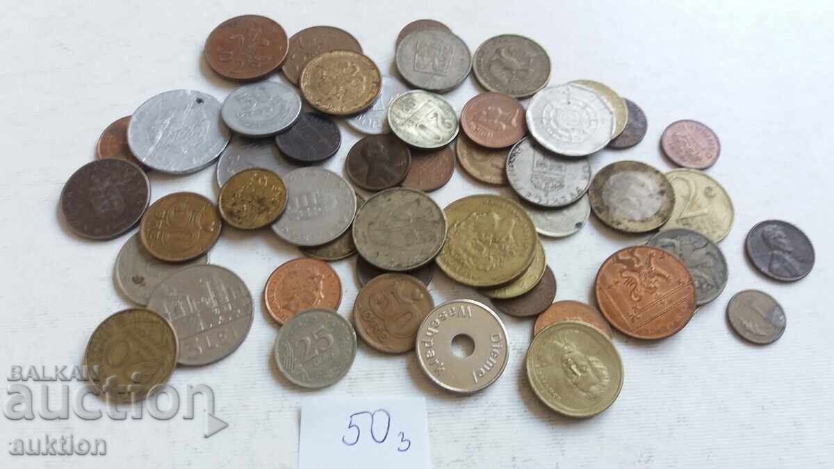 50 FOREIGN COINS FROM AROUND THE WORLD 50 FOREIGN COINS FROM AROUND THE WORLD