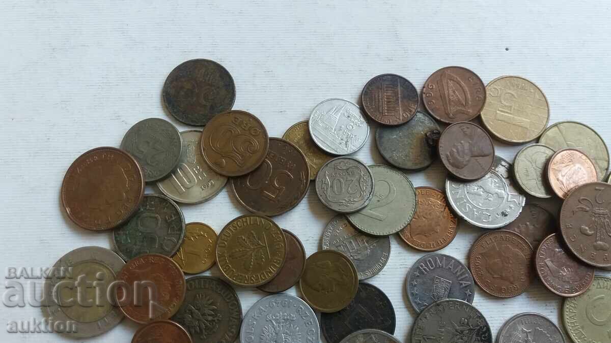 Auction  50 FOREIGN COINS FROM AROUND THE WORLD