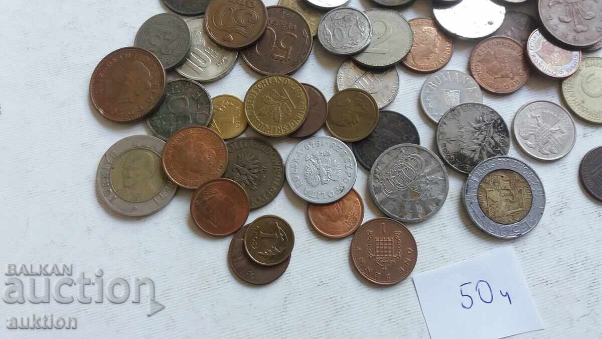 50 FOREIGN COINS FROM AROUND THE WORLD - 6