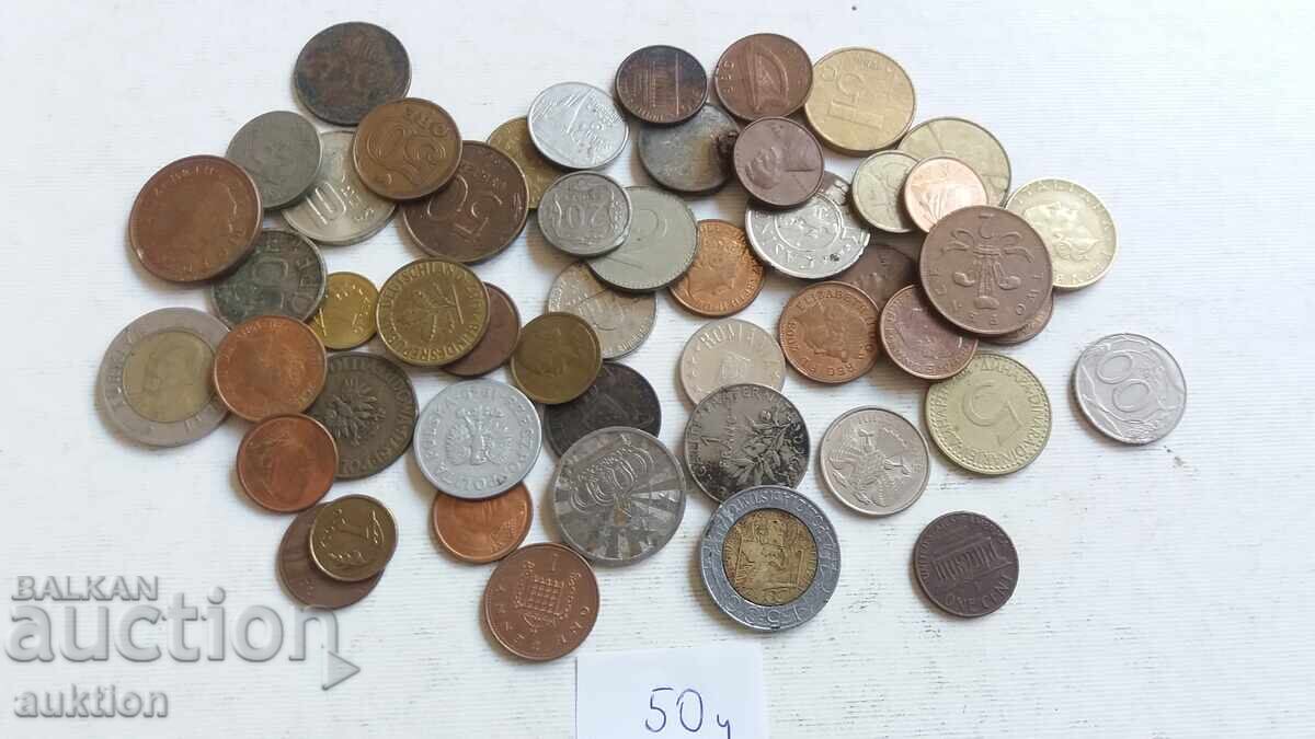 50 FOREIGN COINS FROM AROUND THE WORLD - 7