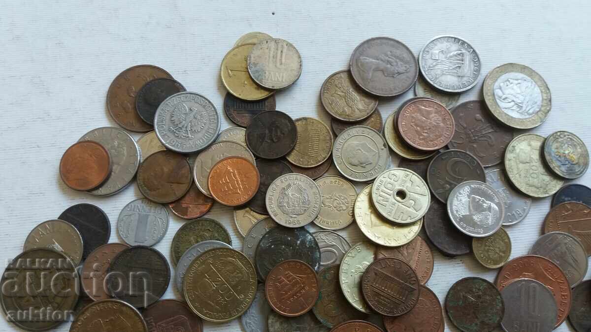 100 FOREIGN COINS FROM AROUND THE WORLD with price 12.99 BGN | € 6.64 100 FOREIGN COINS FROM AROUND THE WORLD with price 12.99 BGN | € 6.64