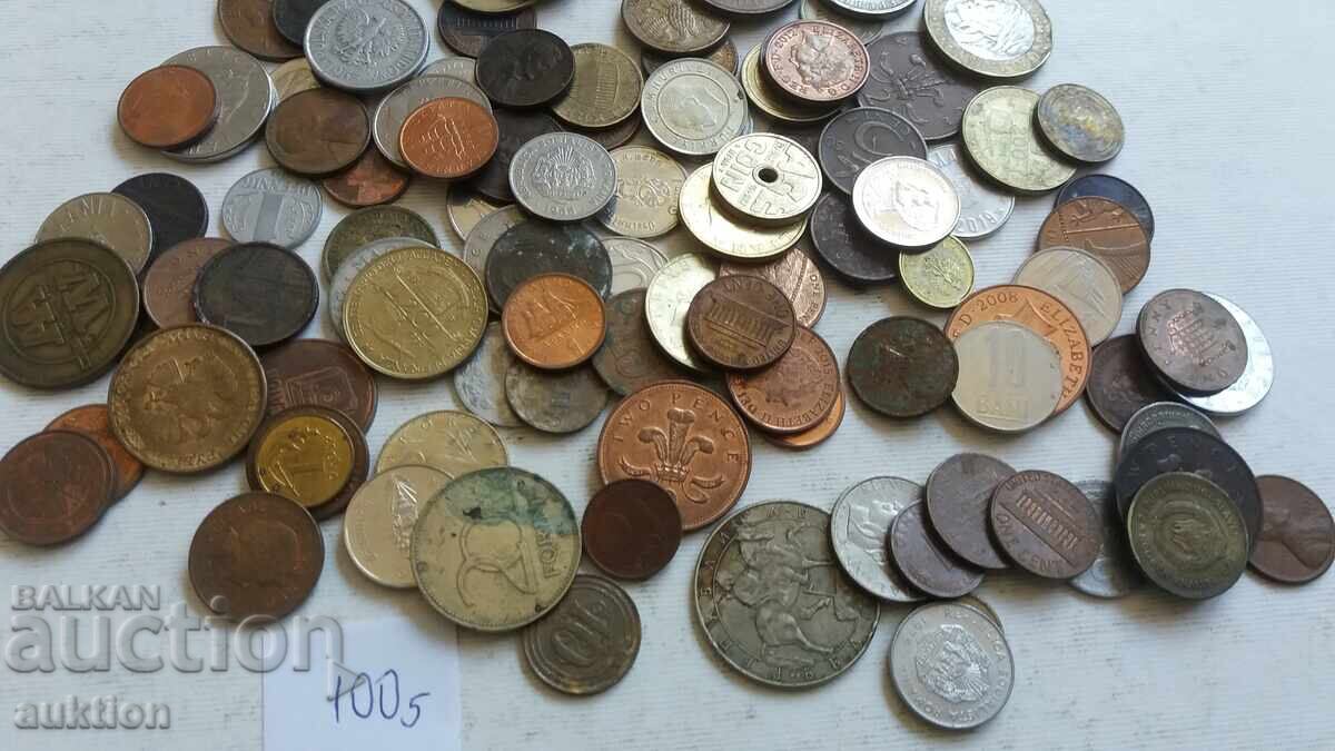 100 FOREIGN COINS FROM AROUND THE WORLD 100 FOREIGN COINS FROM AROUND THE WORLD