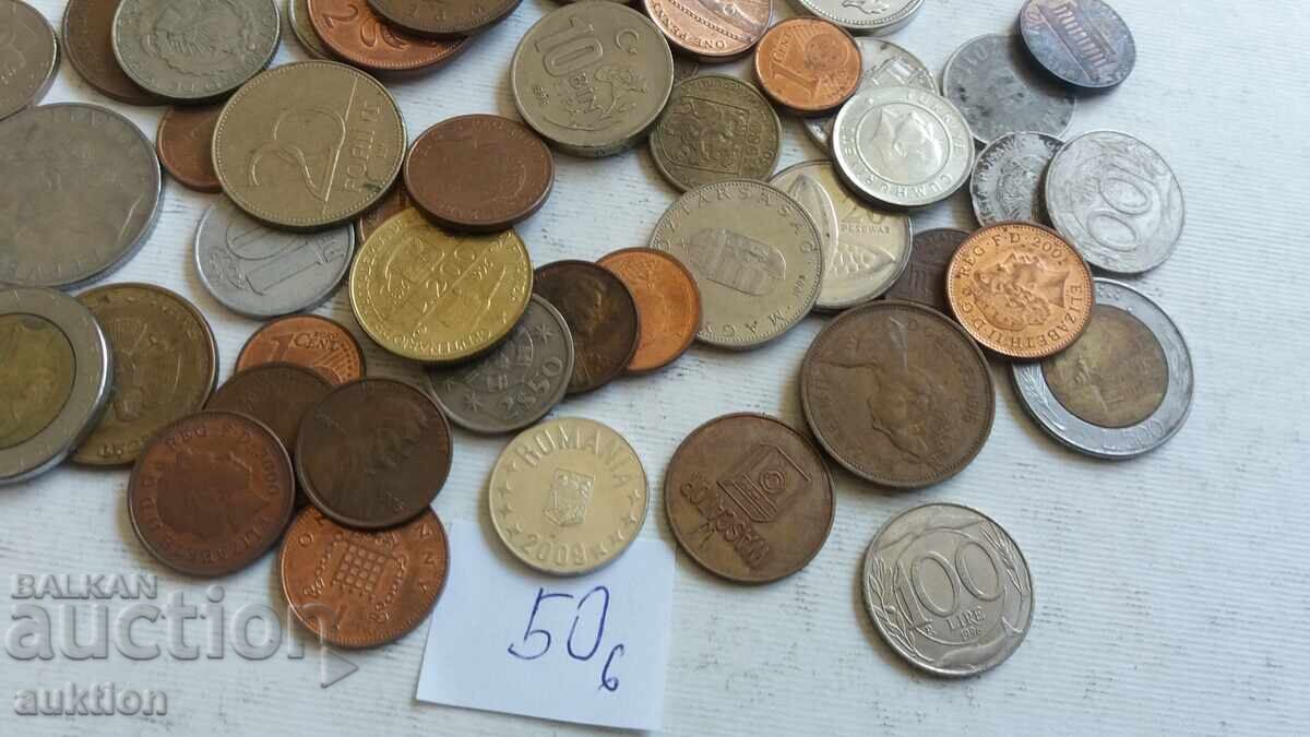 Delivery of 50 FOREIGN COINS FROM AROUND THE WORLD Delivery of 50 FOREIGN COINS FROM AROUND THE WORLD