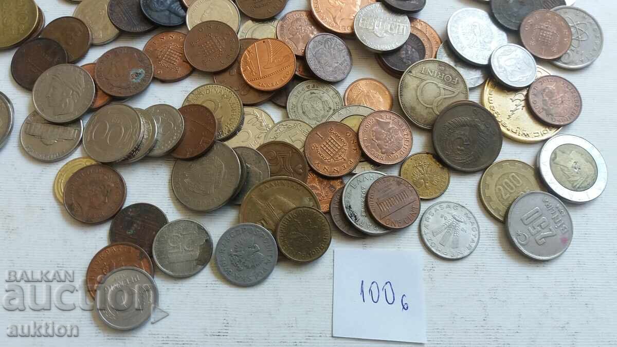 100 FOREIGN COINS FROM AROUND THE WORLD - 5 100 FOREIGN COINS FROM AROUND THE WORLD - 5