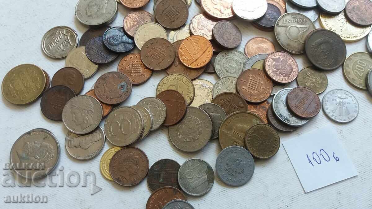 100 FOREIGN COINS FROM AROUND THE WORLD - 7 100 FOREIGN COINS FROM AROUND THE WORLD - 7