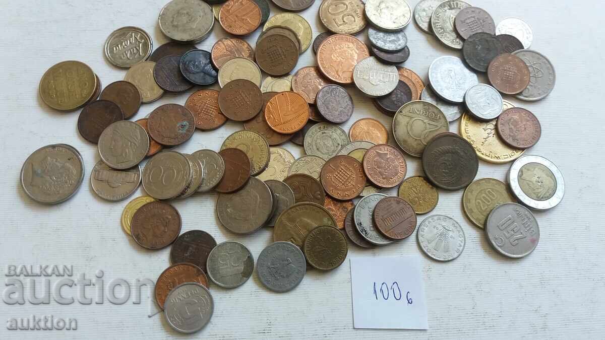 100 FOREIGN COINS FROM AROUND THE WORLD 100 FOREIGN COINS FROM AROUND THE WORLD