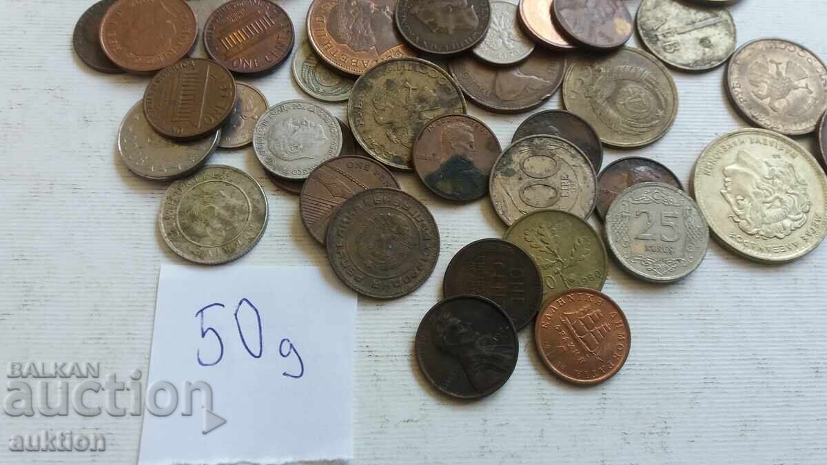 50 FOREIGN COINS FROM AROUND THE WORLD - 6