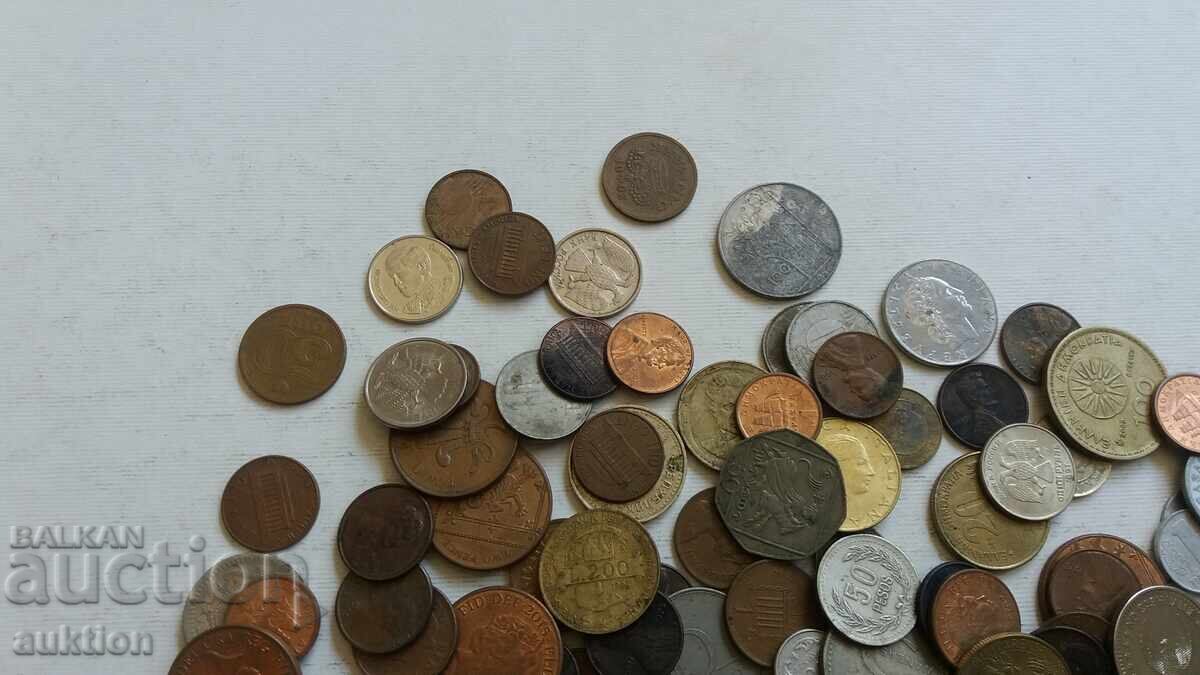 100 FOREIGN COINS FROM AROUND THE WORLD with price 14.49 BGN | € 7.41 100 FOREIGN COINS FROM AROUND THE WORLD with price 14.49 BGN | € 7.41