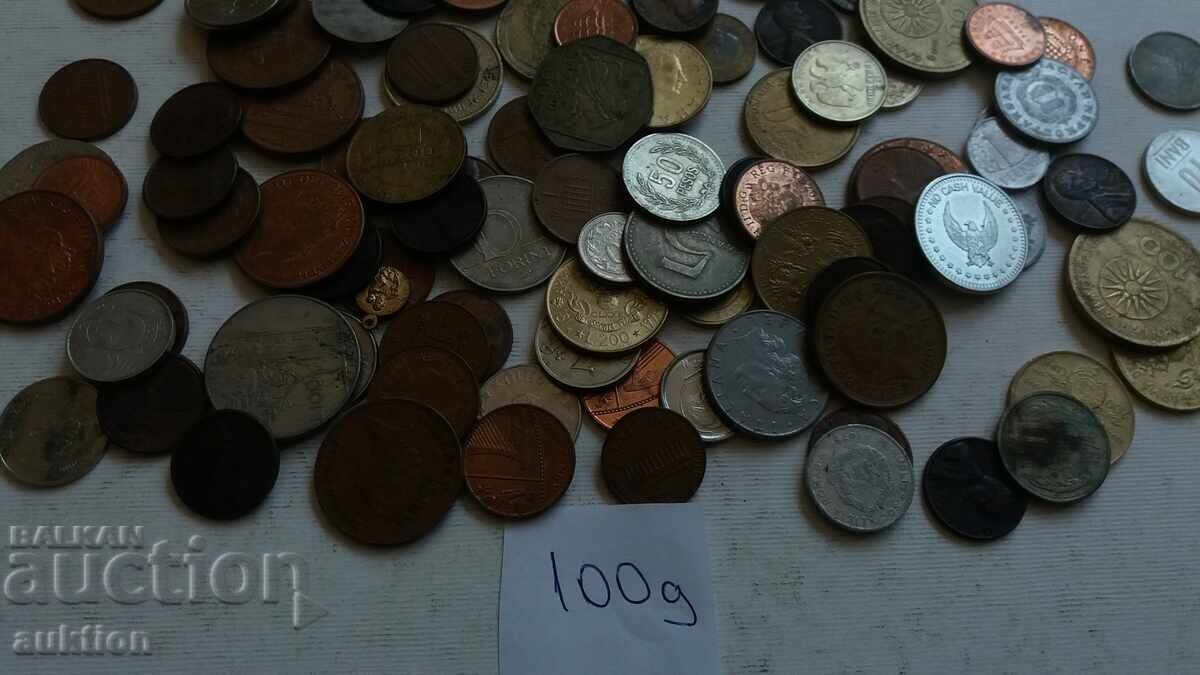 100 FOREIGN COINS FROM AROUND THE WORLD - 5 100 FOREIGN COINS FROM AROUND THE WORLD - 5