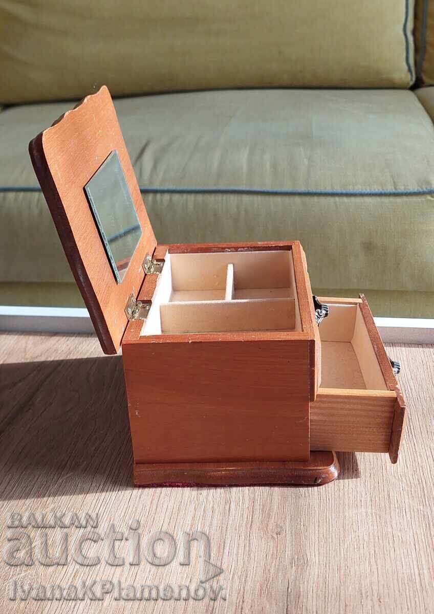 Delivery of Musical wooden jewelry box for connoisseurs