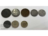 LOT 8 pieces Bulgarian coins for collection