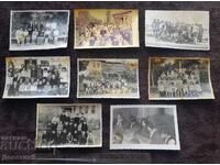 Lot of old photos "At school" - 8 pcs.