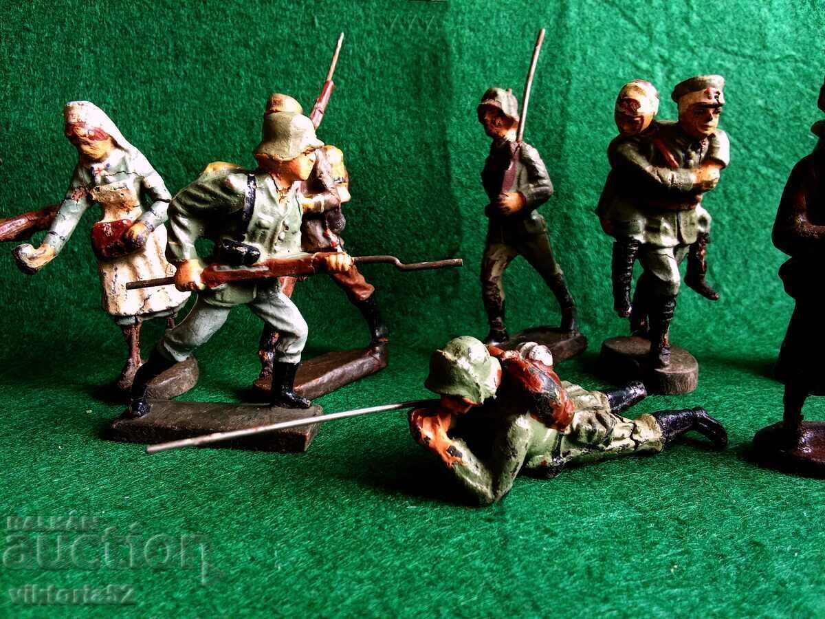 Auction  Old soldier figurines From the 1930s Elastolin Line
