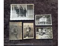 Lot of old photos "Portraits with children" - 7 pcs.