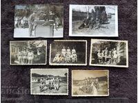 Lot of old photos "Military Friendships" - 7 pcs.