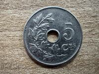 Belgia - 5 centimes (1910) - REGATUL BELGIcii