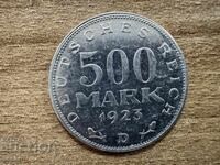 Germania -500 de mărci (1923) - D