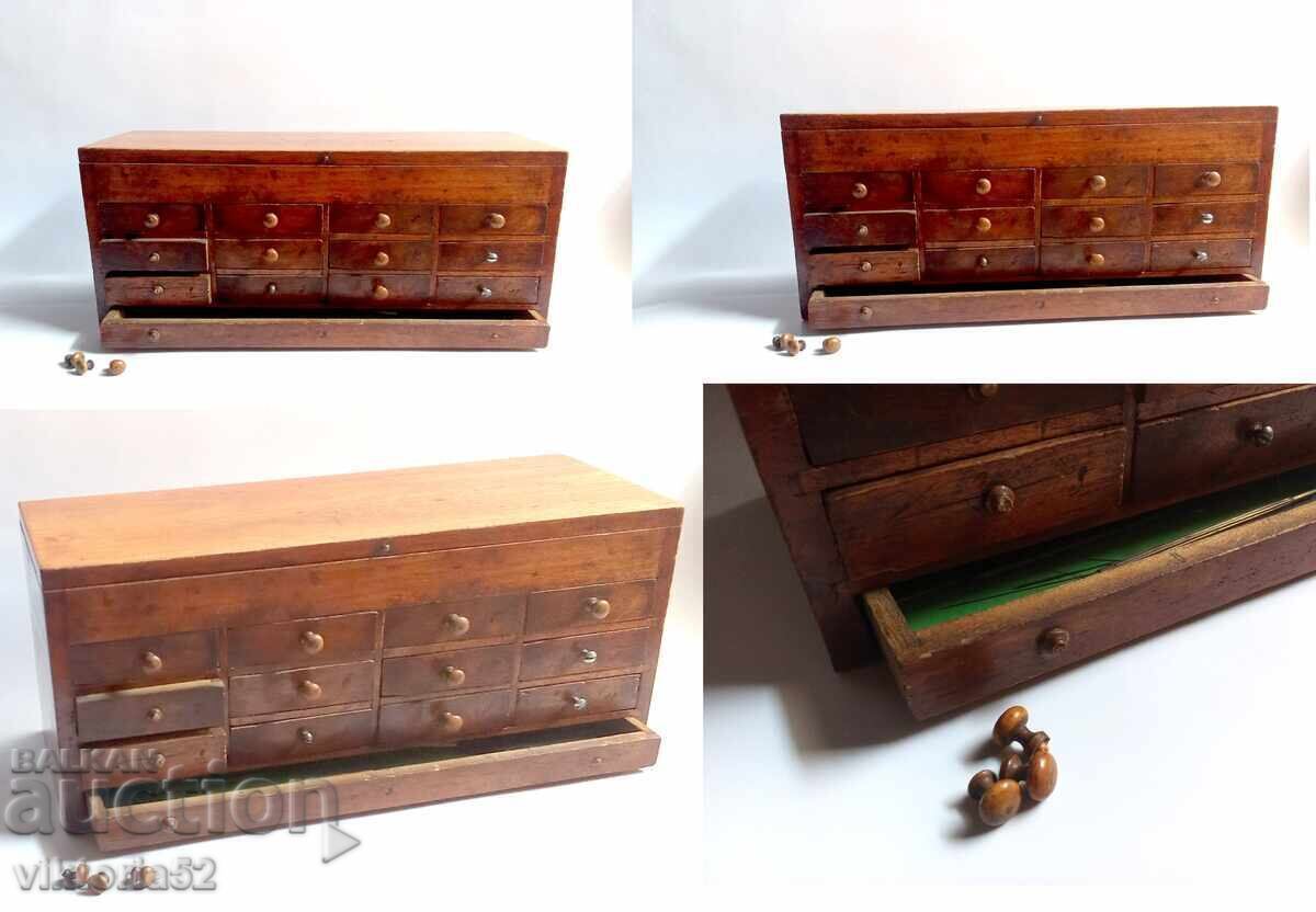 Old watchmaker's box with tools and parts with price 480.00 BGN | € 245.42 Old watchmaker's box with tools and parts with price 480.00 BGN | € 245.42